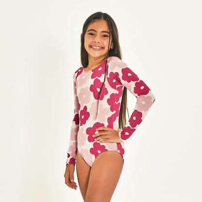 Ropa de Baño Menina Flores