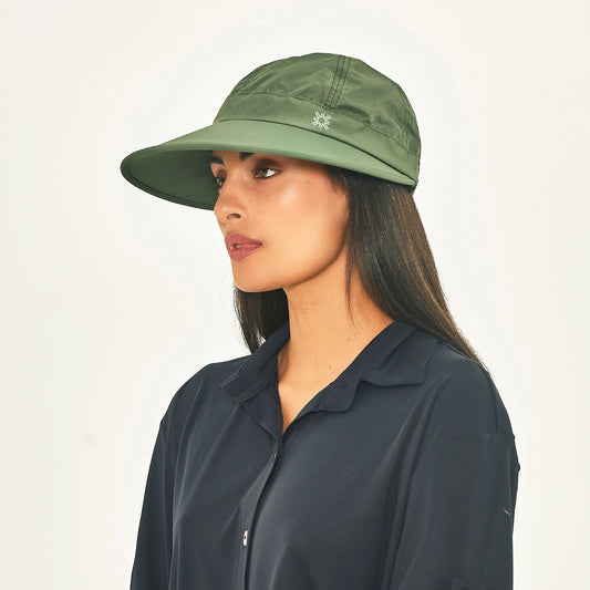 Visera Niza Verde militar UV LINE